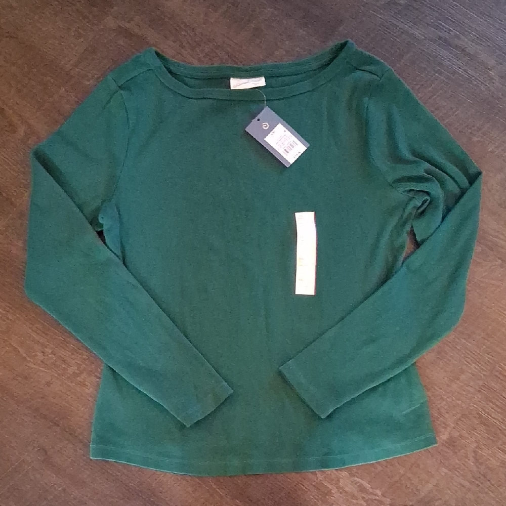 Universal Thread Forest Green Scoop Neck Sweater